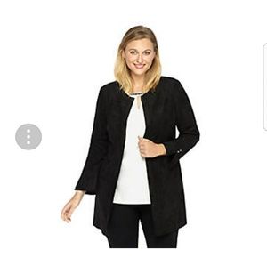 FAUX SUEDE DUSTER JACKET (NWT)